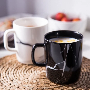 

350ML Modern Minimalist Marbled Ceramic Mug 2017 New Arrival 1Pcs Milk Coffee Mug Coffee Tea Home Office Drinkware Gift
