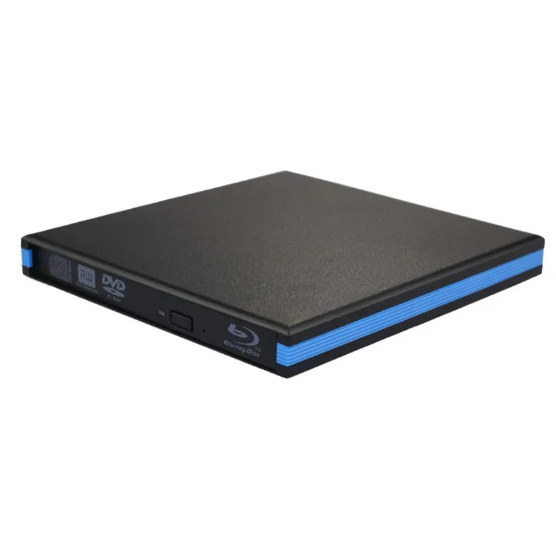 Надежный USB 3,0 внешний тонкий чехол для 12,7 мм SATA CD DVD-Rom DVD RW Blu-Ray Drive