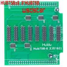 HUIDU HUB75Bx8 8* HUB75B Поддержка 1/16 сканирования Поддержка HD-C15 HD-C35 HD C15 HD C35 светодиодный контроллер карты 3 шт./лот