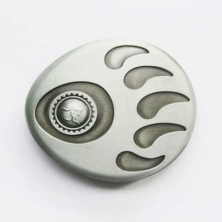 

Distribute Wholesale Retail New Vintage Oval Bear Paw Western Belt Buckle Gurtelschnalle Boucle de ceinture