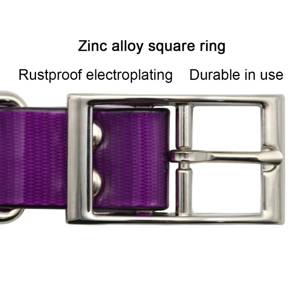 Ошейник для собак, высокое качество, ТПУ+ нейлон, водонепроницаемый, дезодорант, устойчивый к грязи, легко чистится, ошейники, 7 цветов, для маленьких и больших собак, аксессуары