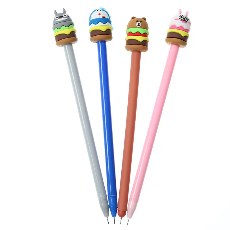 4 шт. гелевые ручки с мультяшными длинными ушками|Гелевые ручки| |