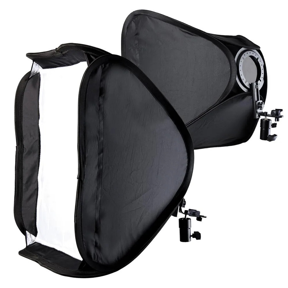 60x60cm 24" Photo Studio Foldable Softbox Diffuser Kit for Canon Nikon