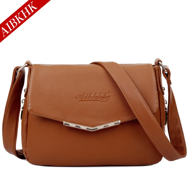Aibkhk Fashion Las Handbags For Middle Age Women Cow Split Aibkhk Fashion Las Handbags For Middle Age Women Cow Split Leather Messenger Bags Mother Square