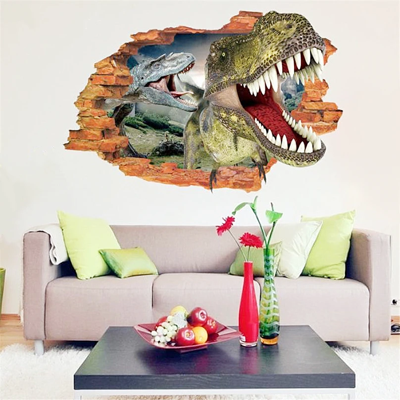 Wall Sticker 3D Cartoon Wall Stickers Mural Decal Quotes Art Home Decor