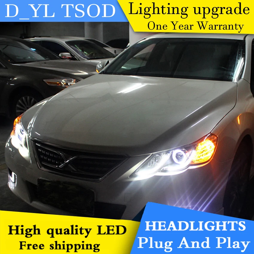 Автомобильные стайлинг фары для Toyota MARK X 2010 13 светодиодные Reiz головной свет