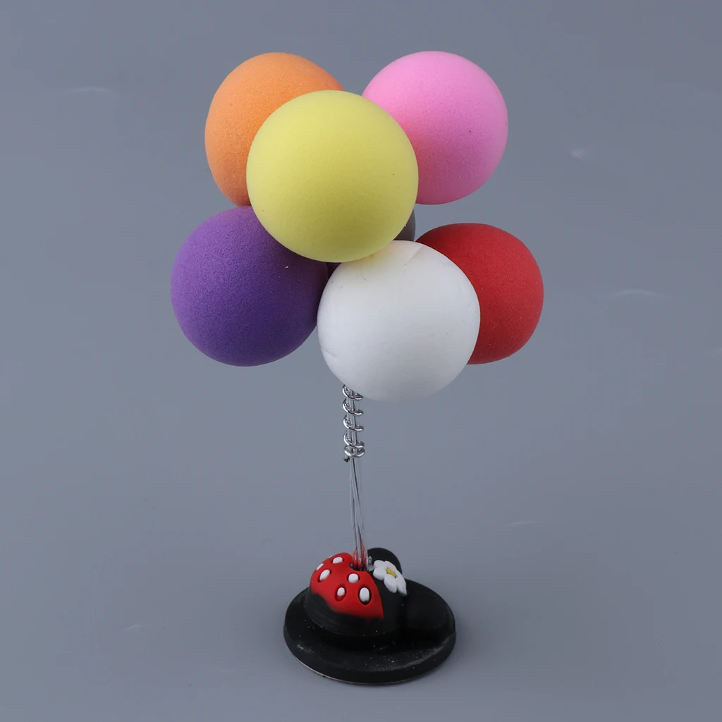 Creative Cute Colorful Balloons Dashboard Decorations Car Home Office Ornaments Best Birthday Holiday Gift