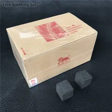1 коробка кальяна мате Кокосовая оболочка уголь для кальяна Кальян chicha sheesha faham большой размер Индонезийский уголь куб 25*25*25 72 шт