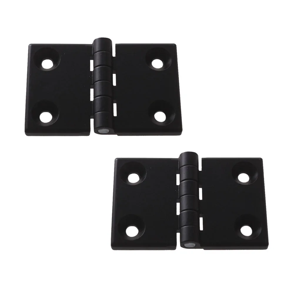 

76 x 50MM Black Oil Rubbed Zinc Alloy 4 Holes Thicken Rotatable Cupboard Cabinet Door Hinge