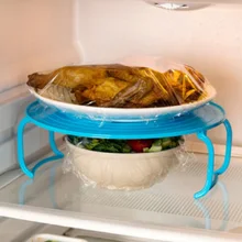 4 в 1 микроволновая пластиковая подставка мини-Настольная нагревательная еда лоток пластиковая охлаждающая Стойка Многофункциональный укладчик крышка кухонная Подставка для тарелок