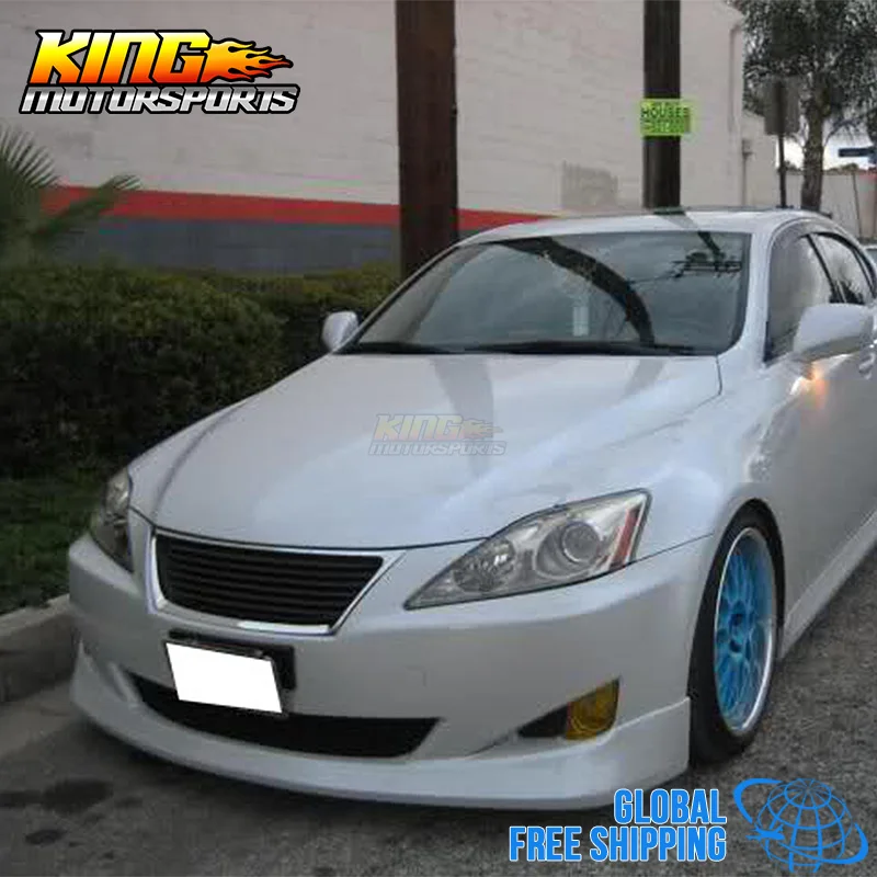 Us 216 99 Fits 06 08 Lexus Is250 Is350 Jdm Vip Front Bumper Lip Spoiler Bodykit Urethane Global Free Shipping Worldwide In Bumpers From Automobiles