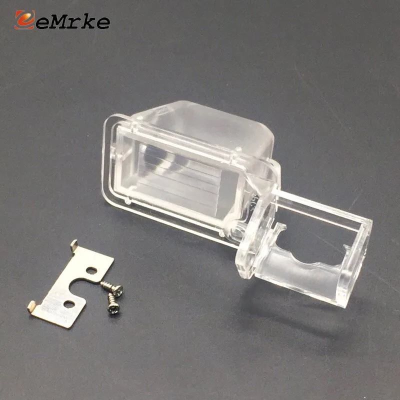 

EEMRKE Car Rearview Camera Bracket Mount License Plate Lights Housing for Great Wall Voleex C50 M3 2012 2013 2014 2015 2016