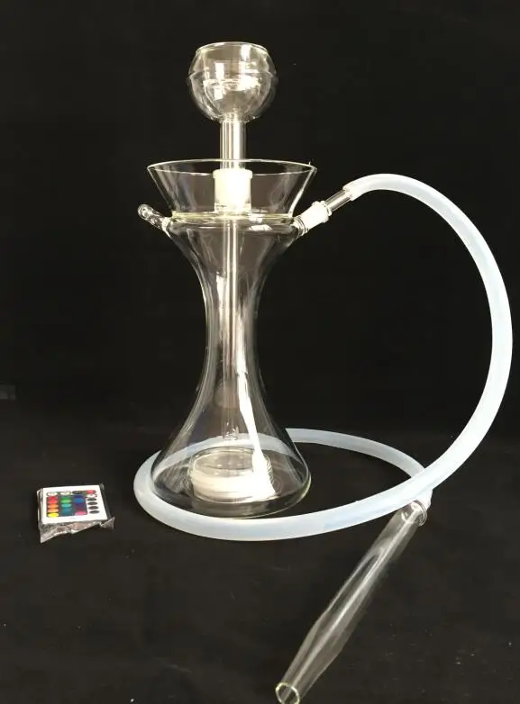 Shisha Delicate Beautiful Quality Glass Hookah Smooking chicha LED