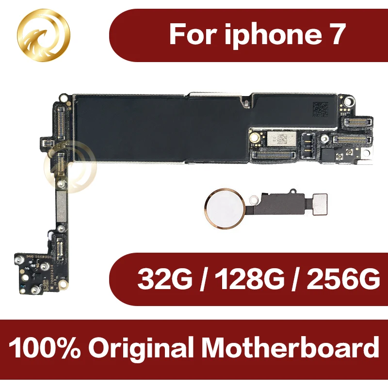 Заводская разблокированная материнская плата для iPhone 7 с сенсорным