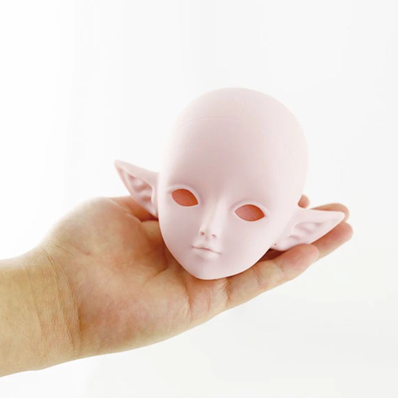 Кукла для практики макияжа голова с ушами эльфа лысый головной убор для 1/3 60 см BJD кукла без глаз DIY кукла косплей аксессуары для девочек