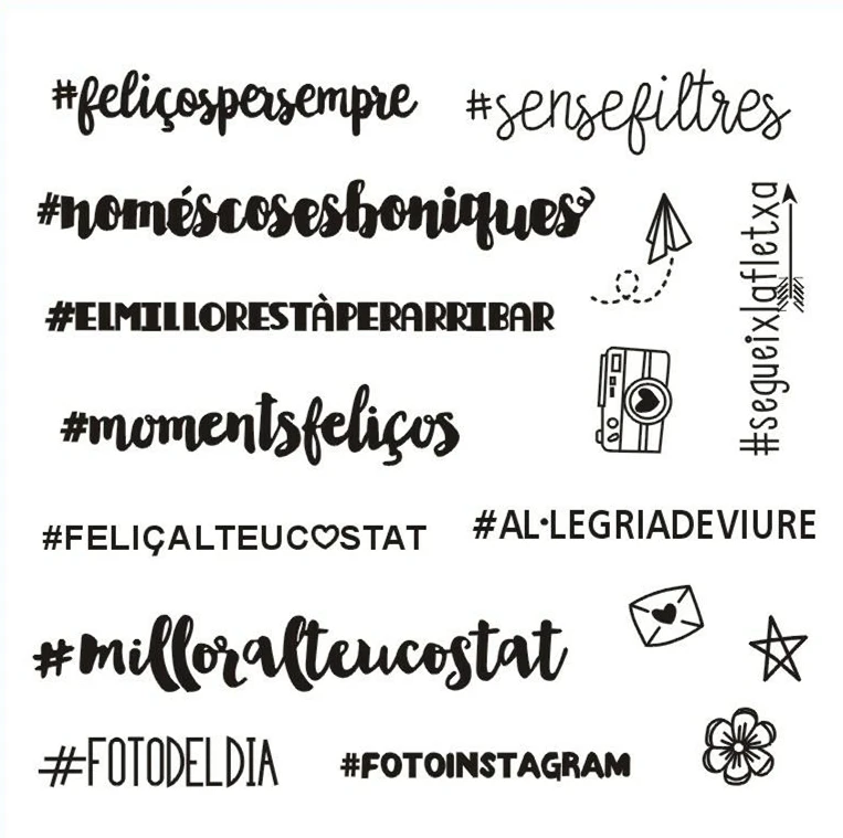 

Spanish 36 stamp Clear Stamp for Scrapbooking Transparent Silicone Rubber DIY Photo Album Decor B21