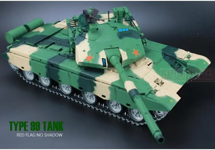 Heng Long Китайская армия ZTZ 99A MBT 1/16 Масштаб 2,4 ГГц RC основной боевой танк конечная металлическая Версия с дымом, звуком и BB пушкой