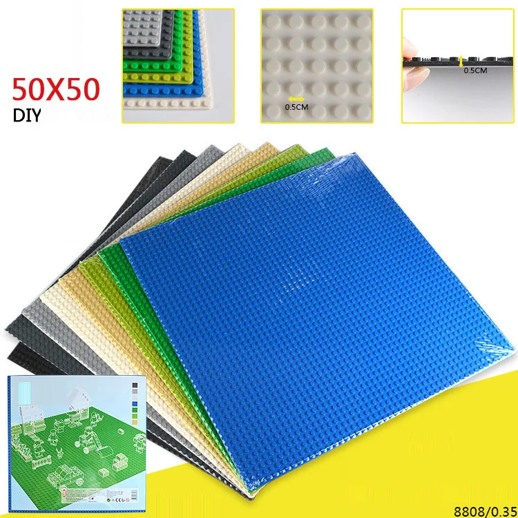 Lepines 50*50 точек маленькие строительные блоки Базовая пластина 40*40 см маленькие кирпичи опорная плита строительные игрушки для детей Совместимые|Блочные конструкторы| | АлиЭкспресс