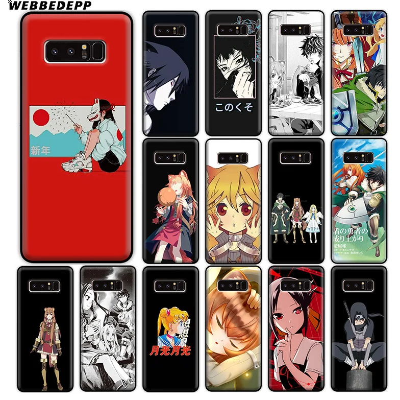 

WEBBEDEPP The Rising of the Shield Hero Soft Silicone Case for Samsung Galaxy A9 A8 A7 A6 Plus 2018 A5 A3 2017 2016 Note 9 8