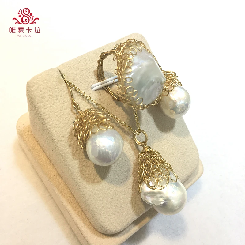 WEICOLOR новейший поп DIY дизайн! Модный набор пресноводных жемчужин, смешанный 14 г светло-желтый позолоченный металл. WEICOLOR новейший поп DIY дизайн! Модный набор пресноводных жемчужин, смешанный 14 г светло-желтый позолоченный металл.