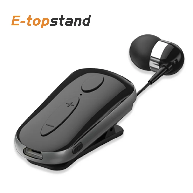 

New Etopstand K36 Stereo Wireless Bluetooth Headset Calls Remind Vibration Wear Clip Driver Auriculares Earphone for Phone
