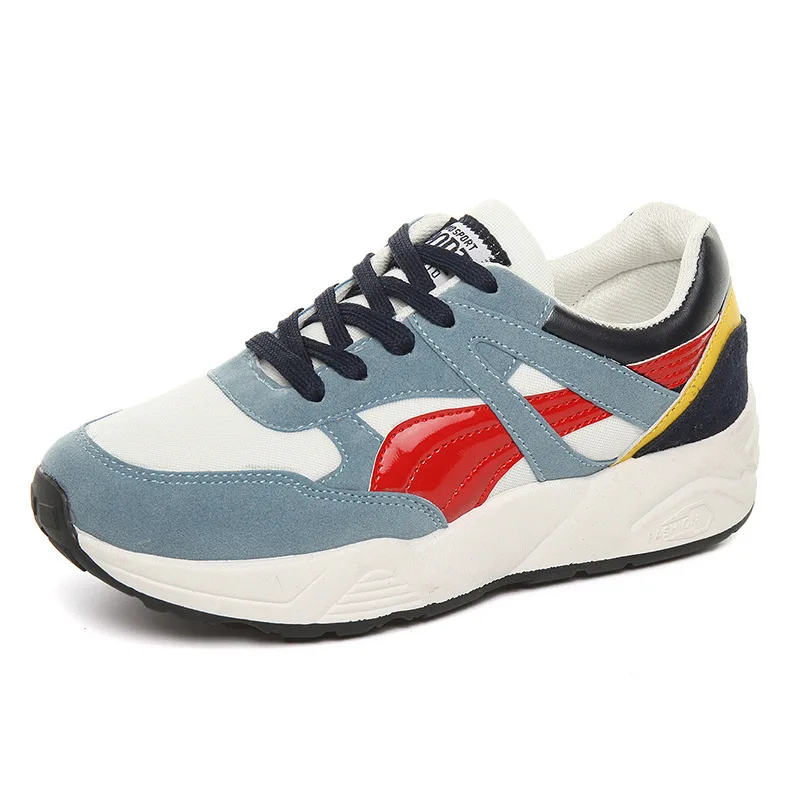 

2018 autumn new fashion simple color matching casual shoes women trend comfortable breathable flat shoes.