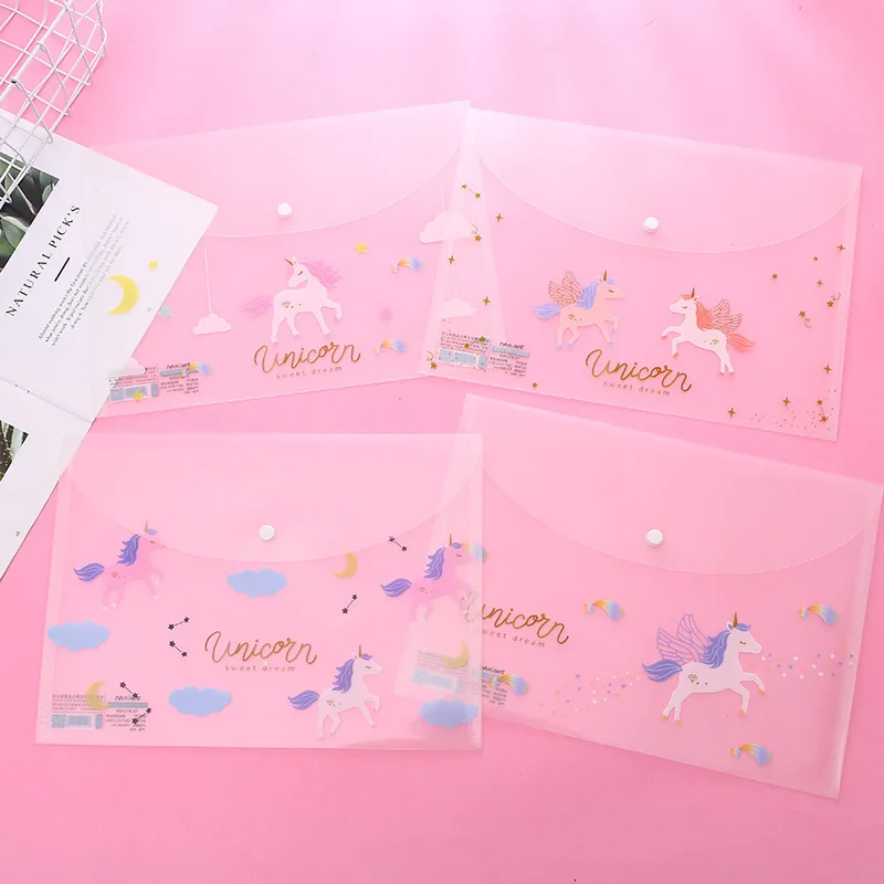 

Flying Sky Unicorn File Bag Document Bag File Folder Stationery Filing Production