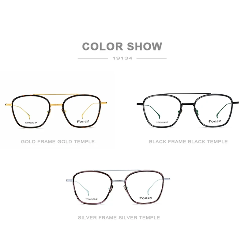 B Pure titanium очки оправа для мужчин ультралегкие ацетатные Женские квадратные очки Близорукость Оптические очки по рецепту очки