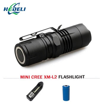 

high brightness led flashlights cree xml t6 zoom torch flash light 16340Battery waterproof Portable Pocket lamp camping lanterna