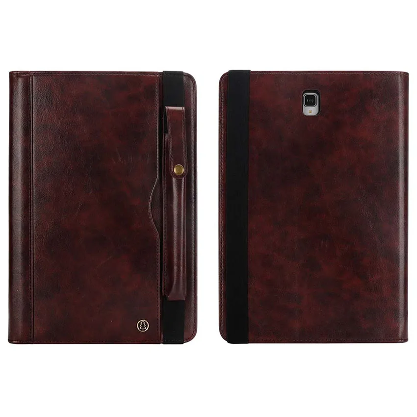 Case for Samsung Galaxy Tab S4 10.5 inch SM-T830 T835 With Pencil Holder Leather Flip Case Card Slot Smart Cover Sleep Awake Up (88)