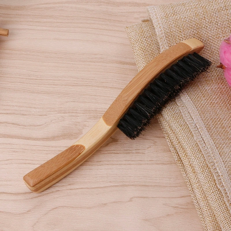 Щетка для бритья для мужчин с усами и бородой, длинная бамбуковая ручка, щетина кабана, чистящая Бритва для лица, Мужская Парикмахерская, прибор для бритья