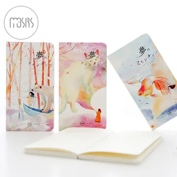 

Cute Animals Cartoon 48K Blank Page Notebook DIY Drawing Sketchbook Graffiti Diary Travelers Notepad Stationery Gift