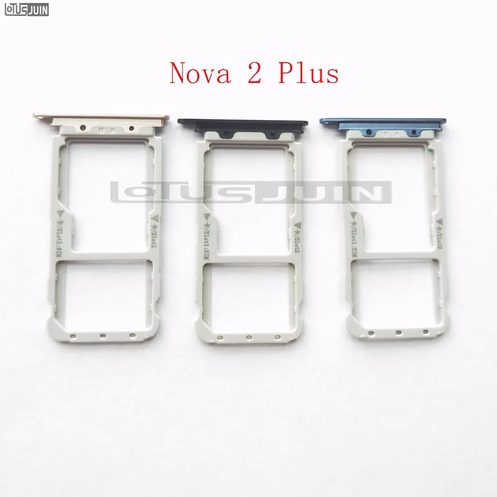 

1pcs New SIM Card Tray Slot Holder For Huawei Nova 2 Plus color Sim Card