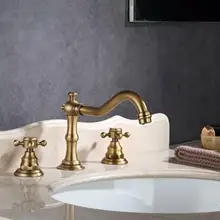 Antique Brass 3 Holes Widespread Bathroom Basin Faucet Vanity Sink Tub Sink Mixer Tap KD1255 Antique Brass 3 Holes Widespread Bathroom Basin Faucet Vanity Sink Tub Sink Mixer Tap KD1255