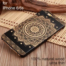 Natural Wood+PC Hard Cover for Apple iPhone 5 5s se 6 6s 6plus 6s plus