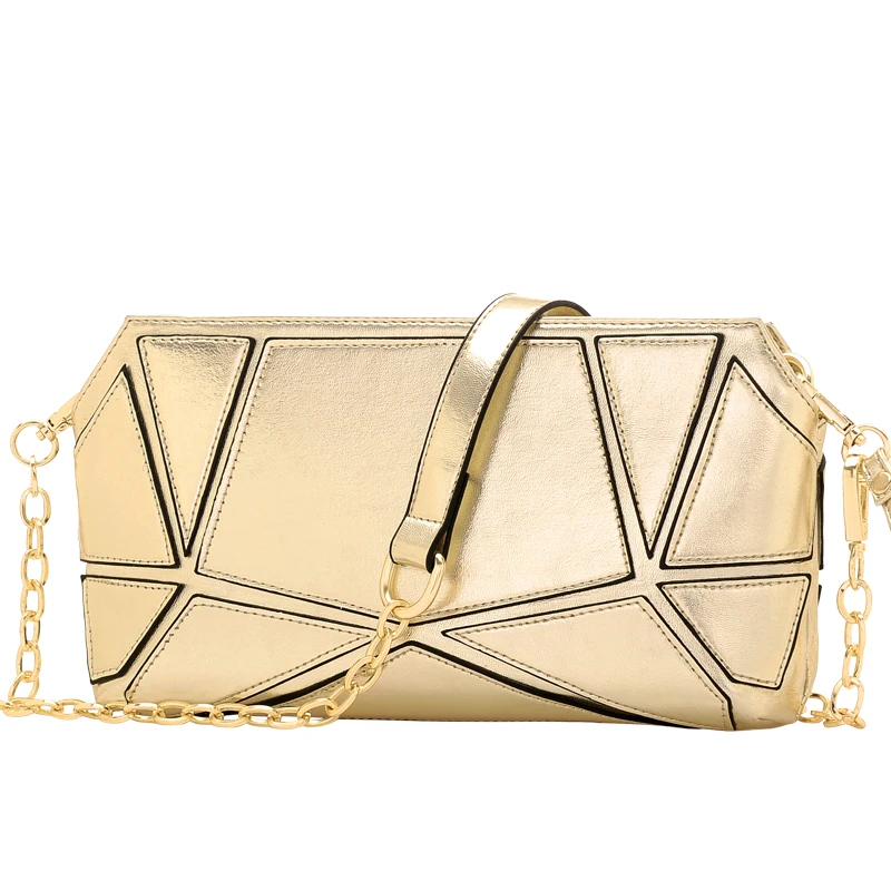 

Lady Bag female 2019 new brand gold design clutch bag spring and summer women handbags Messenger bag shoulder bag chain handbag