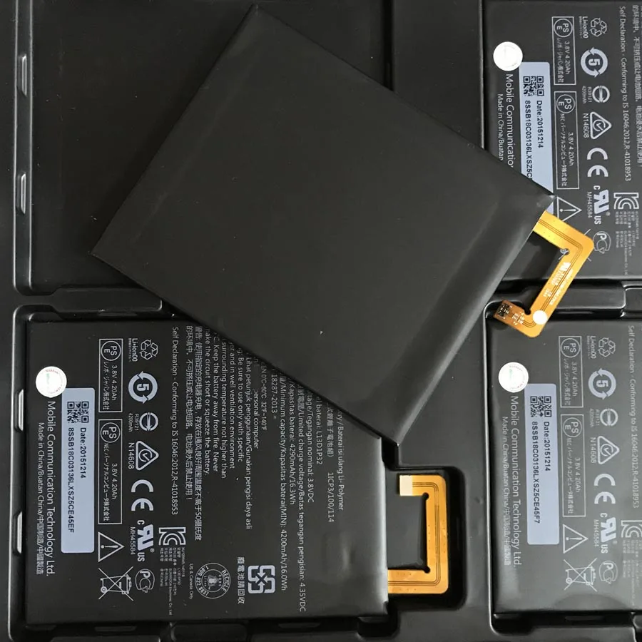 100% новый протестированный аккумулятор 4290 мАч L13D1P32 для Lenovo Lepad A8 50 A5500 Tab S8 + номер