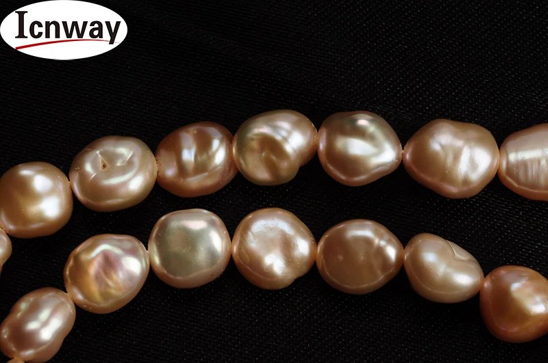 Натуральный reborn keshi Pearl розовый 8 10 мм барокко для изготовления ювелирных изделий