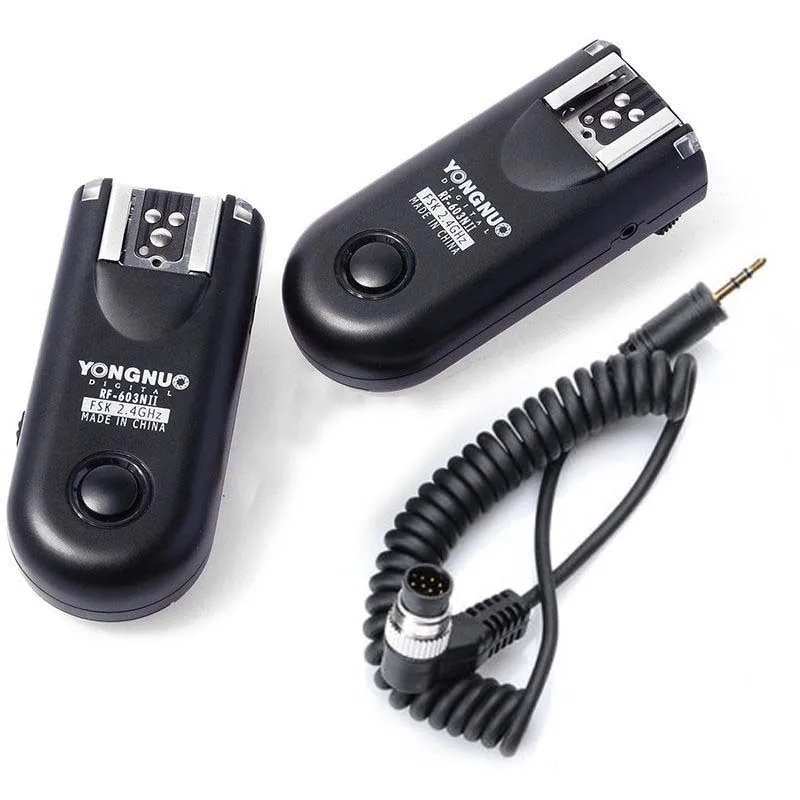 Новый дизайн Yongnuo RF 603II N1 RF603 ii 603 триггер вспышки 2 трансивера для Nik & n