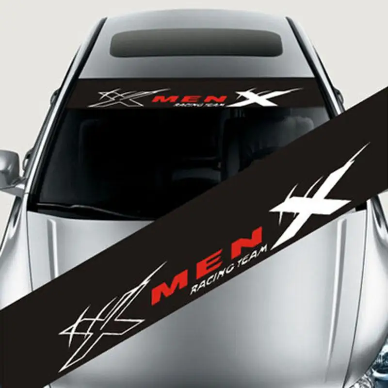 

Car Stickers 130x21cm Reflective Decoration Decals Car Styling fashion Front Rear Windshield Decal Sticker Auto decals Removable