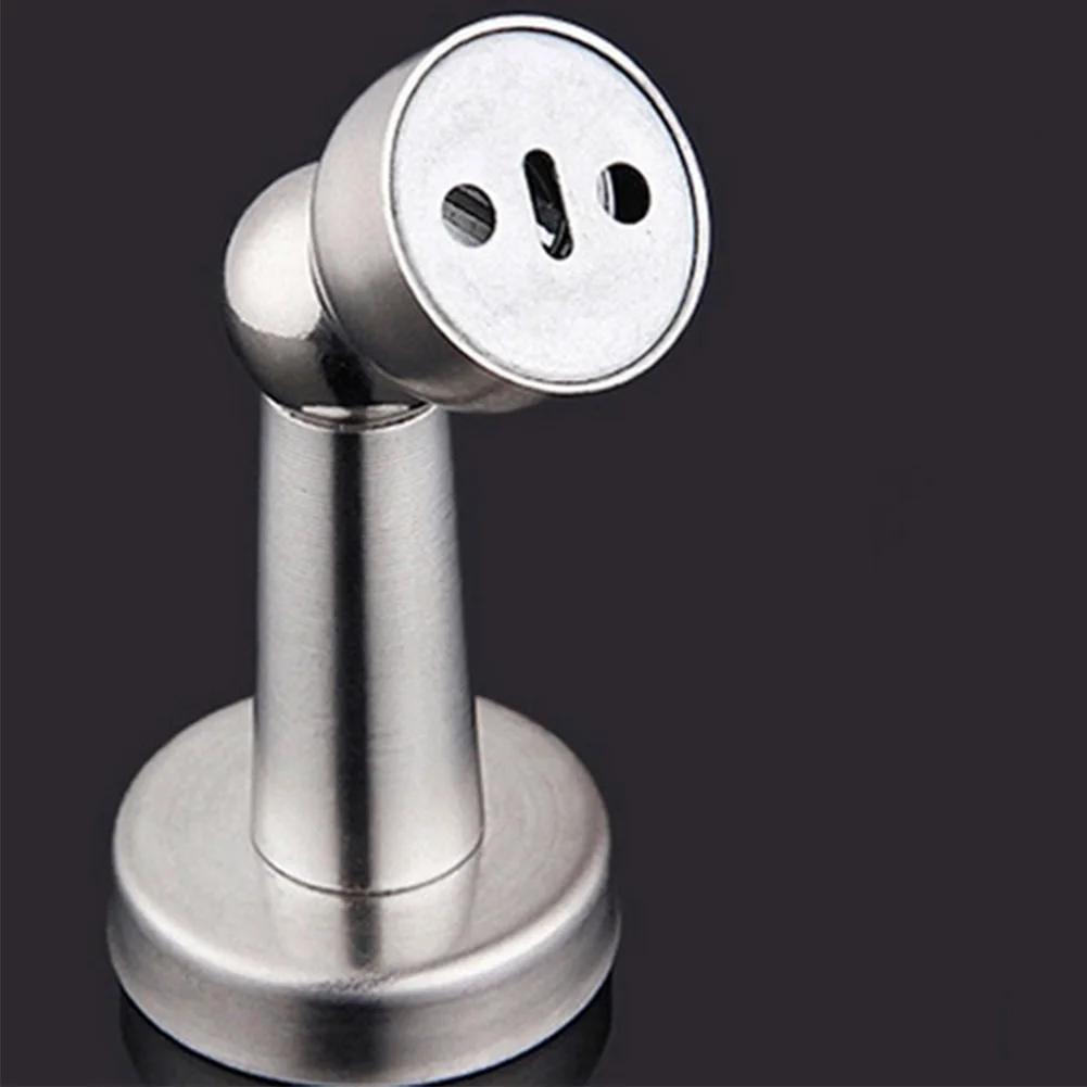 

Stainless Steel Door Stops Casting Powerful Adjustable Floor Wall Mounted Magnetic Door Stopper Door Stops For Bedroom Home #745