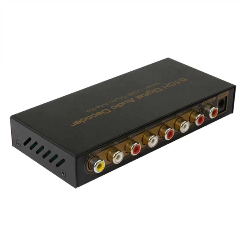 New AC3 DTS Digital font b Audio b font Decoder Optical SPDIF Toslink Coaxial to 5