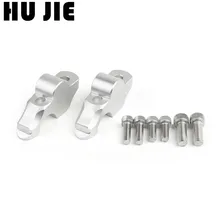 Руль мотоцикла Riser до 28 мм движущей силой заднюю панель с фокусным расстоянием 25 мм комплект кронштейнов для BMW R1200 R девять лет R9T 2013 серебро