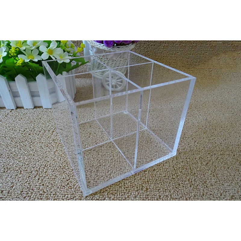

2 Styles Acrylic Makeup Box Luxury Cosmetic Holder Big Makeup Tools Make up Brush Desktop Storage Box For Birthday Gift