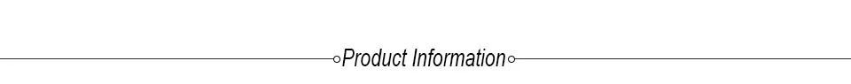 Product Information