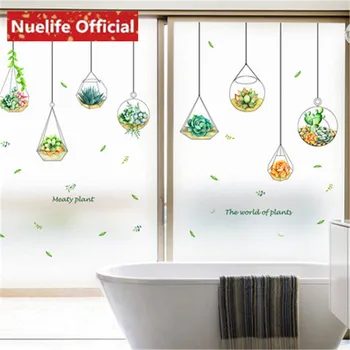 

60x90cm Condole orchid plant design window film bathroom kitchen living room bedroom balcony move door glass film