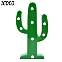Icoco Новый 3D LED Пластик лампа романтический ночник с пультом дистанционного управления настольная лампа ночник для вечеринки Дизайн и Декор