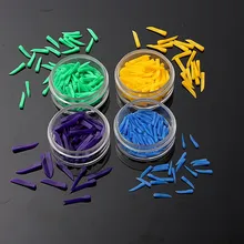 100 шт./кор. одноразовые Спецодежда Медицинская Стоматологические зубы диастема зуб клинья Пластик Материал стоматолог продукты 3 Размеры желтый и зеленый цвета синий