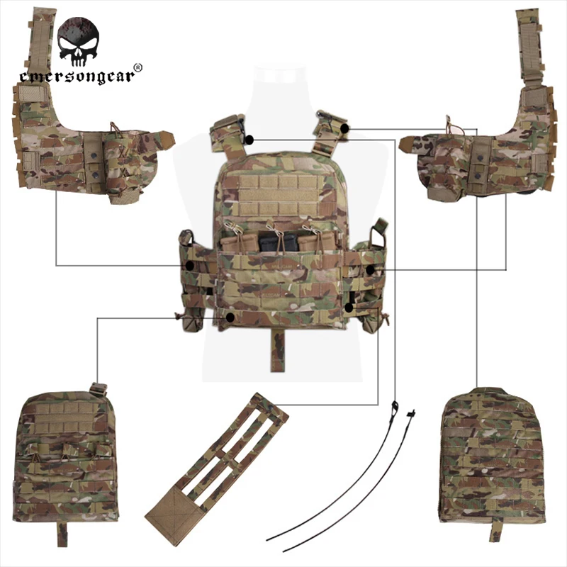 Emersongear Охотничий Тактический жилет военный балистический бронежилет Emerson боевой