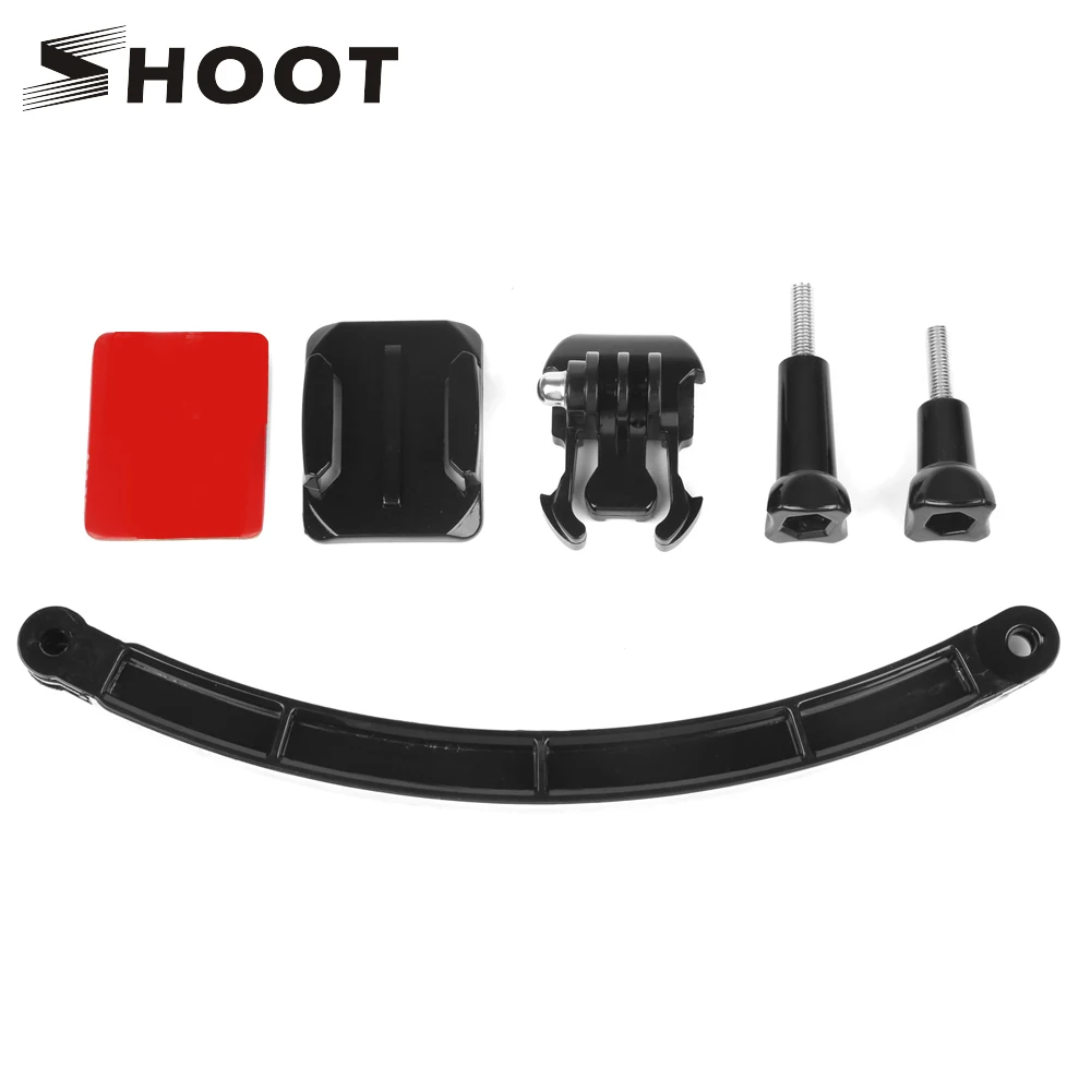 SHOOT вынос для шлема Arm Kit с поверхностной основой стикер и Винт для GoPro Hero 8 7 6 5 Yi SJ CAM Eken h9 экшн аксессуар для камеры